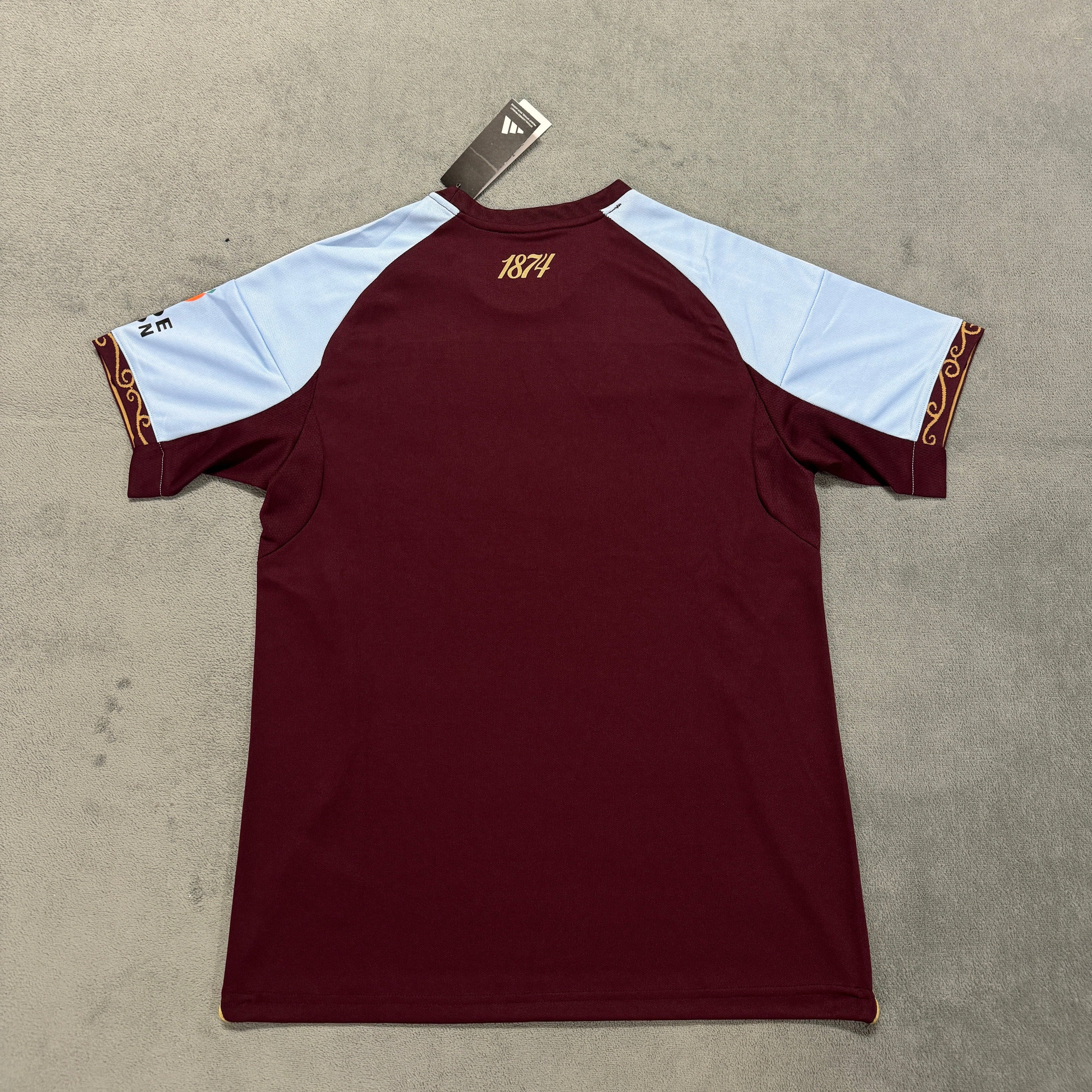 Maillot Domicile Aston Villa 25-26 | Premier League Zone Jerseys MTL