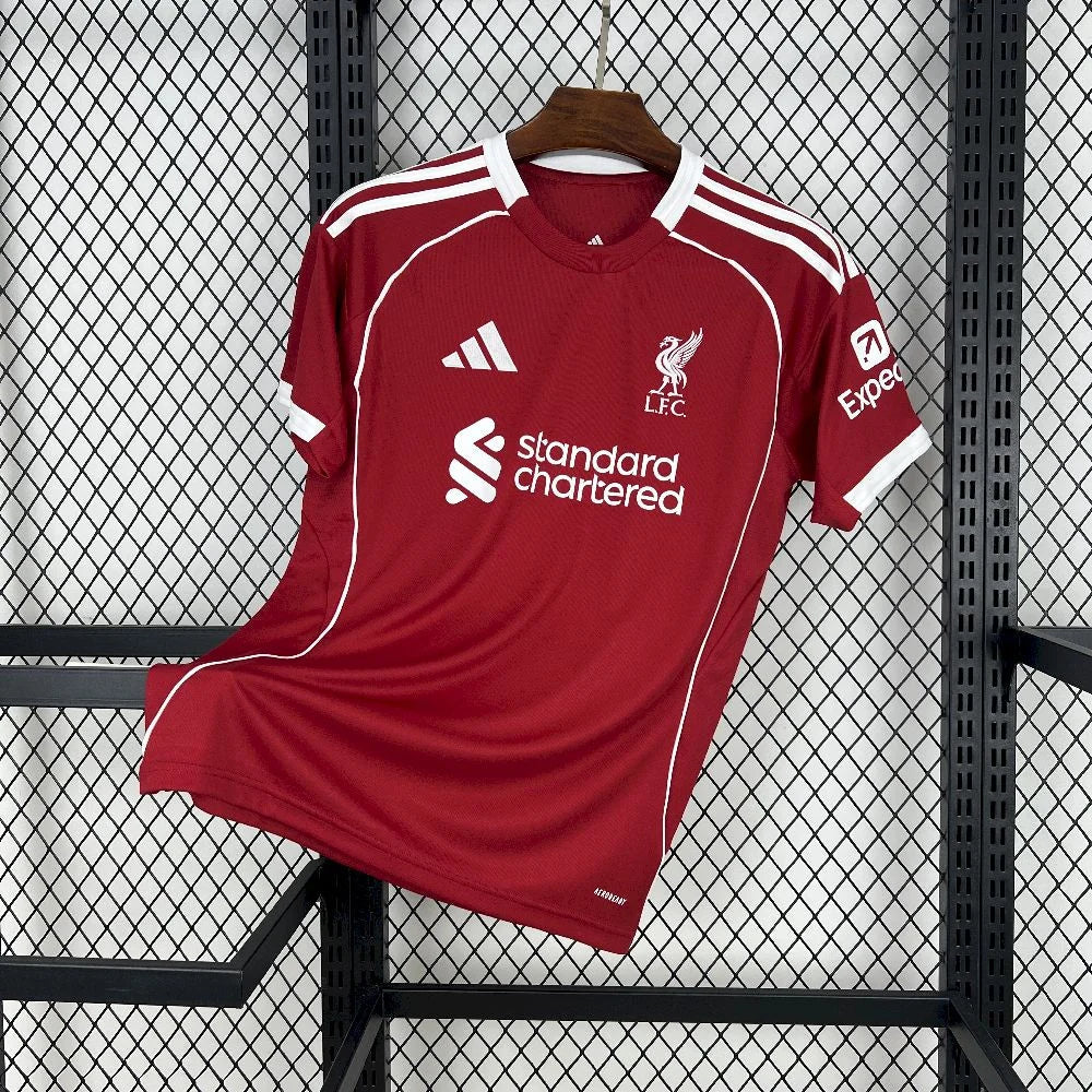Maillot Domicile Liverpool 25-26 | Premier League Zone Jerseys MTL